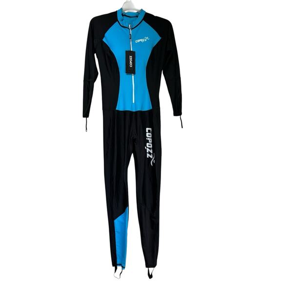 COPOZZ Diving Skin WOMEN Thin Wetsuit Rash Guard FULL BODY Size M - Picture 1 of 5